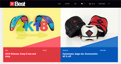 Desktop Screenshot of bestkiteboarding.com