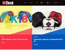 Tablet Screenshot of bestkiteboarding.com